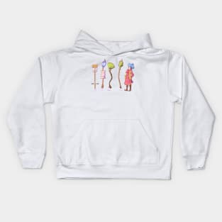 Broom-shopping Kids Hoodie